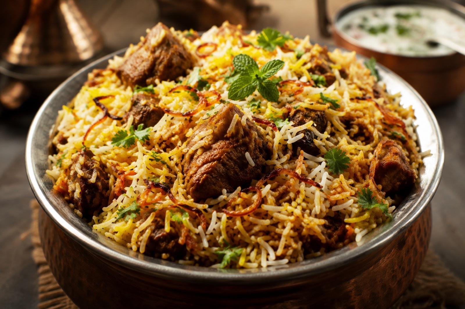 Hyderabadi Mutton Dum Biryani — Baab E Biryani