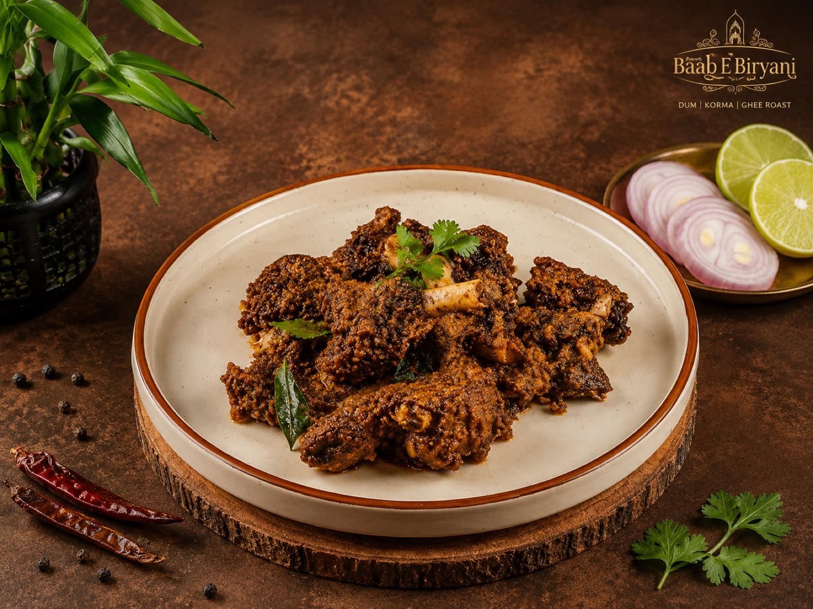 Mutton Ghee Roast — Baab E Biryani