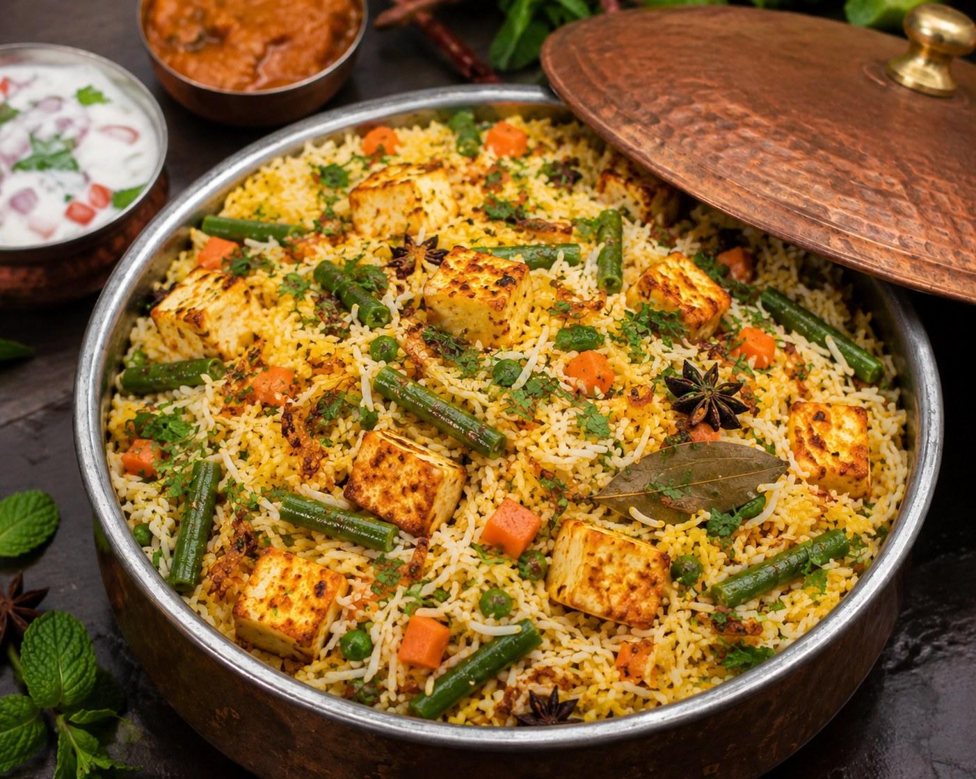 Hyderabadi Veg Dum Biryani — Baab E Biryani